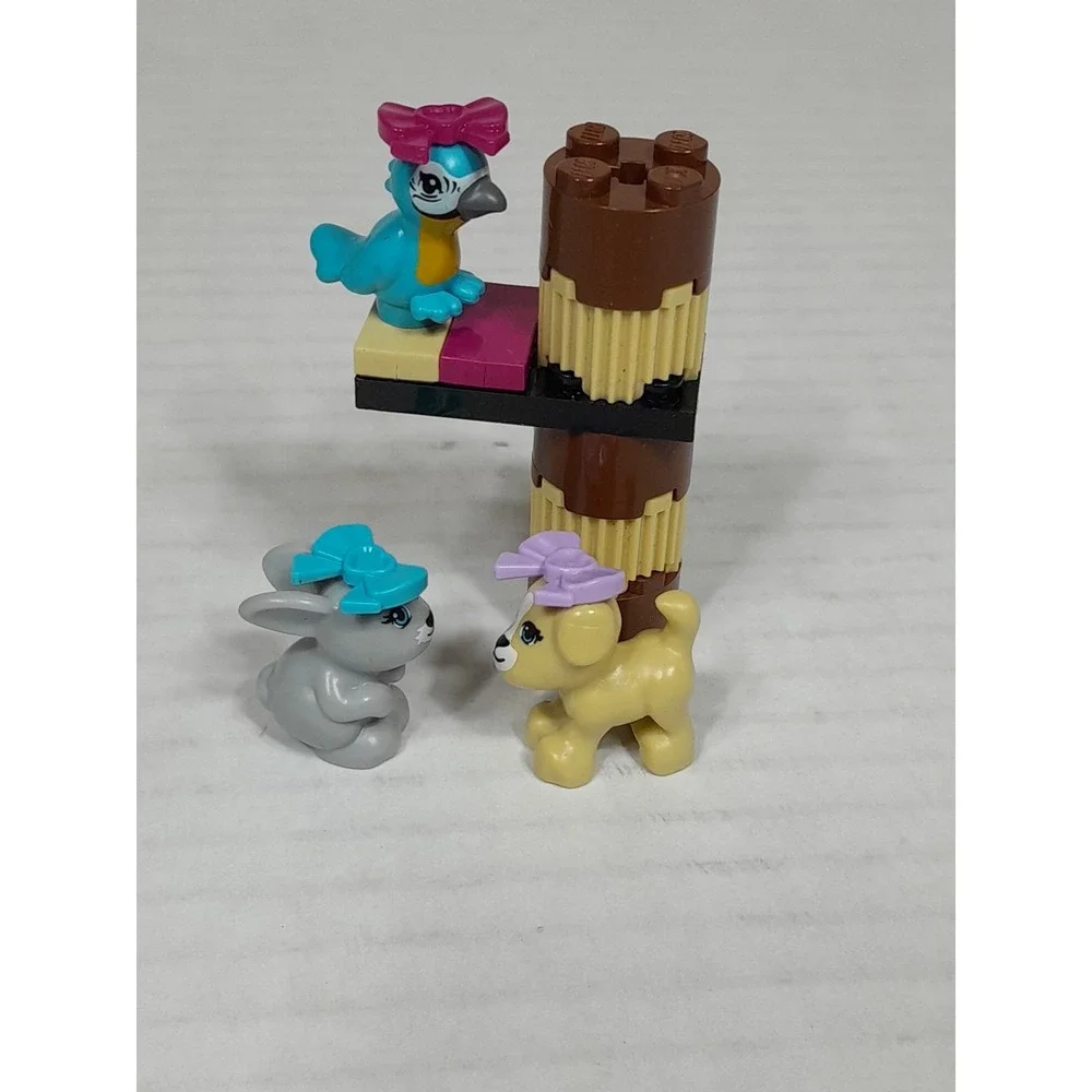 Lego Friends Animal Minifigure Lot 3 Pcs Bunny Puppy Dog Parrot Bird